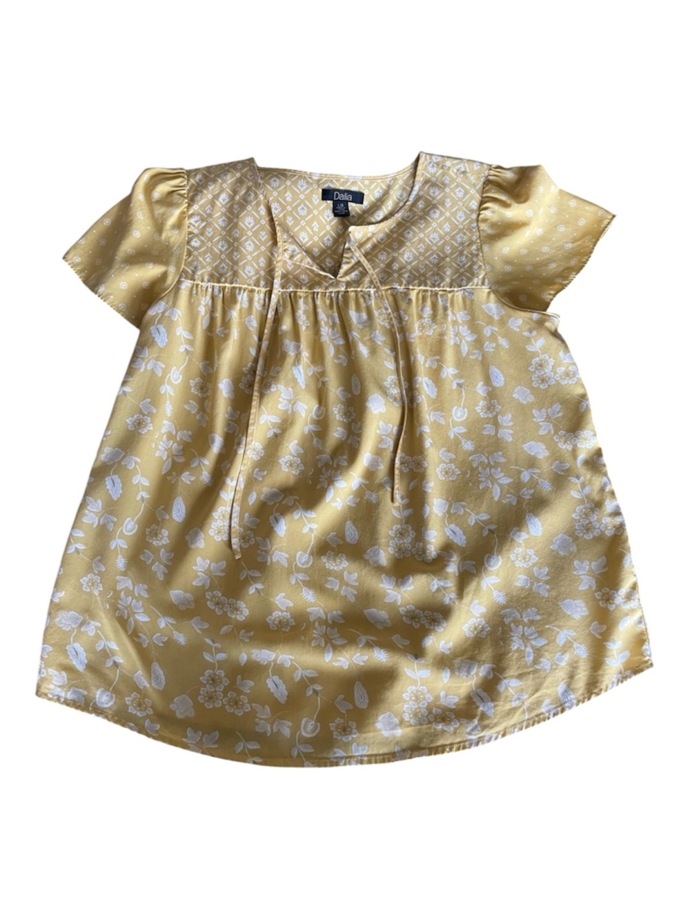 Dalia flowy peasant top office casual